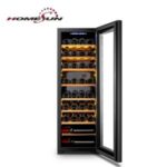 Import 34 bottles Single zone compressor wine cooler from chinese wholesale supplier and manufacturer