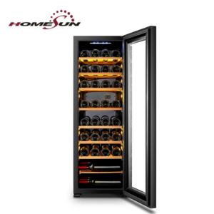 Import 34 bottles Single zone compressor wine cooler from chinese wholesale supplier and manufacturer