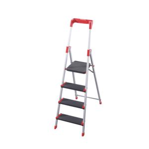 Import Aluminium 4 step household ladder with work tray from chinese wholesale supplier and manufacturer