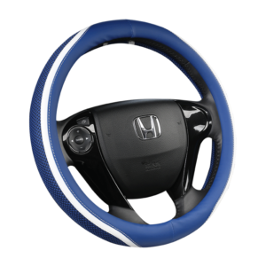 Import Anti-skid Weave Leather Car Steering Wheel Cover Fit For Car from chinese wholesale supplier and manufacturer