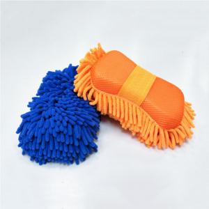 Import Chenille Car Washer Cleaning Sponge Micro Fiber Washing Gloves Auto Accessories Car Body Window Windshield Cleaning Tools from chinese wholesale supplier and manufacturer