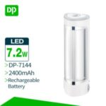 Import DP 7.2W portable rechargeable emergency light with solar panel charging port from chinese wholesale supplier and manufacturer