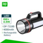 Import DP rechargeable 8W LED searching light with 4000mAh battery and high brightness and side light from chinese wholesale supplier and manufacturer