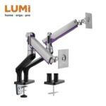 Import DUAL MONITOR PREMIUM ALUMINUM SPRING-ASSISTED MONITOR ARM from chinese wholesale supplier and manufacturer