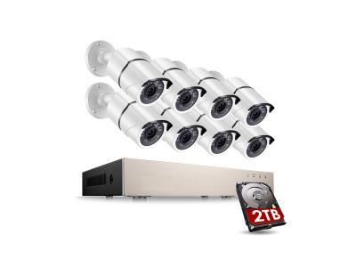 Import HD 1080P 8 Channel POE IP Cameras NVR System CCTV IP Cameras kit from chinese wholesale supplier and manufacturer