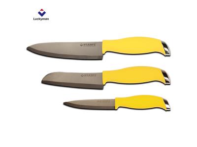 Import Luckyman kitchen ceramic knife set 4″ Parer 5″ Santoku 6″ Chef zirconia ceramic knife from chinese wholesale supplier and manufacturer