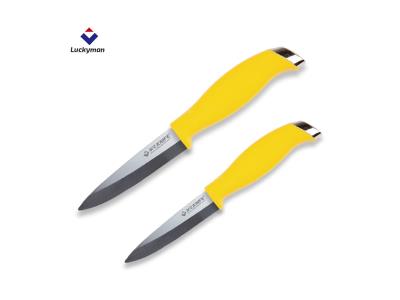 Import Luckyman Mini Fruit Peeler Knife 3″ 4″ ceramic knife blades with Silica gel Handle from chinese wholesale supplier and manufacturer