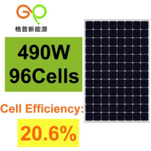 Import MONO 490W SOLAR PANEL from chinese wholesale supplier and manufacturer