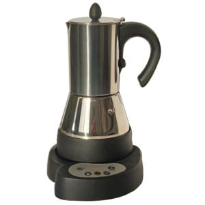 Import timer 4 cups stainless steel electric moka coffee maker from chinese wholesale supplier and manufacturer