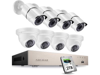 Import Ultra HD 5Mp 8 Channel POE IP Cameras NVR System CCTV IP Cameras kit from chinese wholesale supplier and manufacturer