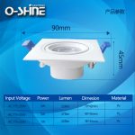 Import Recessed down light from chinese wholesale supplier and manufacturer