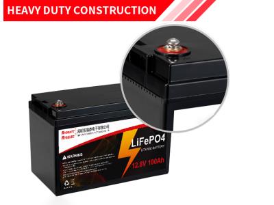 Import 12V 100Ah LiFePO4 Lithium Battery Rechargeable 2000cycles Built In BMS from chinese wholesale supplier and manufacturer
