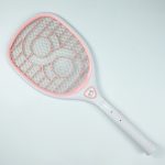 Import LED light electric rechargeable mosquito swatter with cable from chinese wholesale supplier and manufacturer