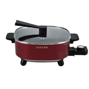 Import 1500 watt Nonstick Electric Skillet pan with glass lid electric frying pan with adjustable temperature from chinese wholesale supplier and manufacturer