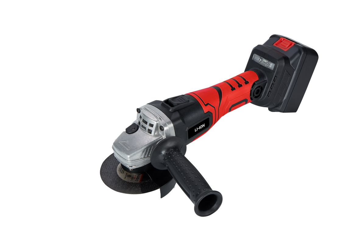Import 20V Li-ion angle grinder with battery rechargeable power tool machine 115mm 125mm from chinese wholesale supplier and manufacturer
