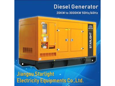 Import 25kva~3125kva Silent Diesel Generator Set Approved CE ISO Certificate from chinese wholesale supplier and manufacturer