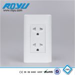 Import Grounding duplex universal receptacle from chinese wholesale supplier and manufacturer