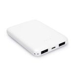 Import Primavox 5000mAh Portable White Color Ultra-thin Power Bank from chinese wholesale supplier and manufacturer