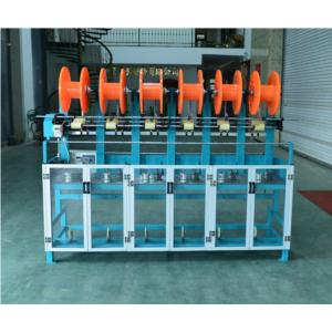 Import 6 heads 6 needles elastic round mask cord earloop cord knitting machine from chinese wholesale supplier and manufacturer