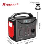 Import 600Wh Portable Power Station LiFePO4 Battery Backup 220V 500W Pure Sine Wave AC Outlets from chinese wholesale supplier and manufacturer