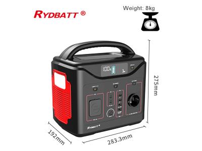 Import 600Wh Portable Power Station LiFePO4 Battery Backup 220V 500W Pure Sine Wave AC Outlets from chinese wholesale supplier and manufacturer