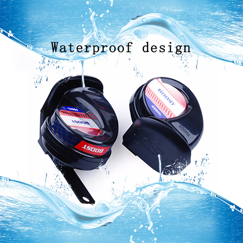Import BOOST 163 Car Horn 12V Double Volume Sound Perfect Dual Waterproof Design Air Horn for Aut from chinese wholesale supplier and manufacturer
