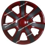 Import New Mold ! Bi-Color PP/ABS carbon fiber Car Wheel Center Rims ,13 14 15 inch Black and Blu from chinese wholesale supplier and manufacturer