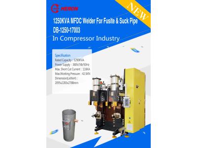Import 1250KVA MFDC Welder For Fusite ＆ Suck Pipe from chinese wholesale supplier and manufacturer