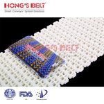 Import HONGSBELT HS-2500B modular plastic conveyor belt for bakery from chinese wholesale supplier and manufacturer