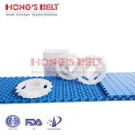 Import HONGSBELT HS-2500A modular plastic conveyor belt for food processing from chinese wholesale supplier and manufacturer