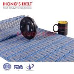 Import HONGSBELT HS-3800-6C Roller top modular plastic conveyor belt for sorting conveyors from chinese wholesale supplier and manufacturer