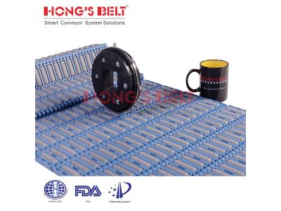 Import HONGSBELT HS-3800-6C Roller top modular plastic conveyor belt for sorting conveyors from chinese wholesale supplier and manufacturer