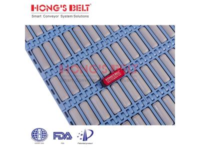 Import HONGSBELT HS-3800-6C Roller top modular plastic conveyor belt for sorting conveyors from chinese wholesale supplier and manufacturer