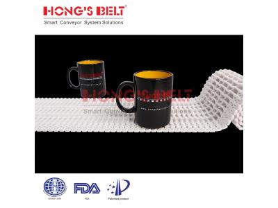 Import HONGSBELT HS-1500B-N Flush grid modular plastic conveyor belt for pizza making line from chinese wholesale supplier and manufacturer