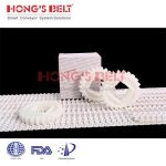 Import HONGSBELT HS-1500B-N Flush grid modular plastic conveyor belt for pizza making line from chinese wholesale supplier and manufacturer