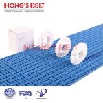 Import HONGSBELT HS-1500A modular plastic conveyor belt for packing industry from chinese wholesale supplier and manufacturer
