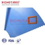 Import HONGSBELT HS-2000A plate top turning modular plastic conveyor belt with fixed inner radius from chinese wholesale supplier and manufacturer