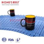 Import HONGSBEL HS-1900B modular plastic conveyor belt for frozen spiral conveyors from chinese wholesale supplier and manufacturer