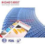 Import HONGSBEL HS-1900B modular plastic conveyor belt for frozen spiral conveyors from chinese wholesale supplier and manufacturer
