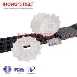 Import HONGSBELT HS-1800D modular plastic conveyor belt for car maintenance from chinese wholesale supplier and manufacturer