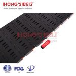 Import HONGSBELT HS-1800B modular plastic conveyor belt for car washing line from chinese wholesale supplier and manufacturer