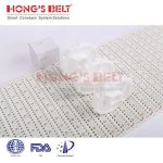 Import HONGSBELT HS-901D Raised Bid modular plastic conveyor belt from chinese wholesale supplier and manufacturer