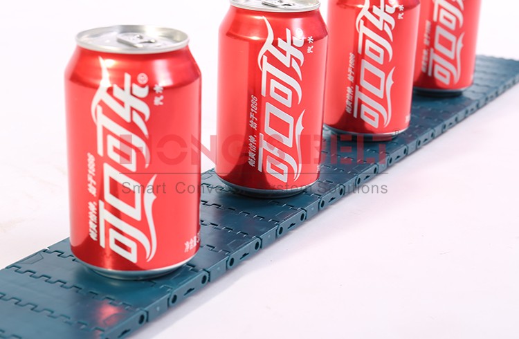 Import HONGSBELT HS-F1000-85A-GB modular plastic conveyor belt for beverage industry from chinese wholesale supplier and manufacturer