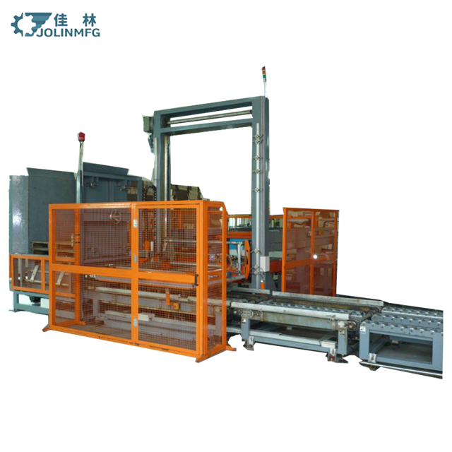 Import Full automated material handling robot pallet stacker robotic palletizer with palletizing from chinese wholesale supplier and manufacturer