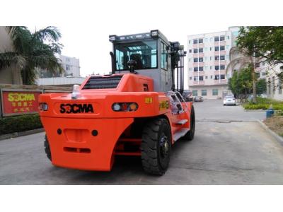 Import 18 Ton Diesel Heavy Forklift Truck Color Red from chinese wholesale supplier and manufacturer
