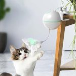 Import Electronic Pet Cat Toy feather Smart Automatic Sensing laser Obstacles USB Electric Funny from chinese wholesale supplier and manufacturer