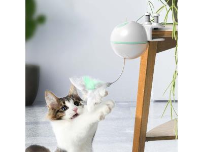 Import Electronic Pet Cat Toy feather Smart Automatic Sensing laser Obstacles USB Electric Funny from chinese wholesale supplier and manufacturer