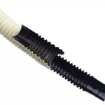 Import 50m UV air conditioner PVC corrugated drain pipe 164ft ac plastic flexible drain hose from chinese wholesale supplier and manufacturer