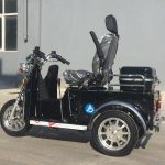 Import 110CC Handicapped tricycle rear with small cargo box from chinese wholesale supplier and manufacturer