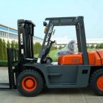 Import 5Ton Diesel Forklift Diesel Engine work in warehouse and Rental from chinese wholesale supplier and manufacturer